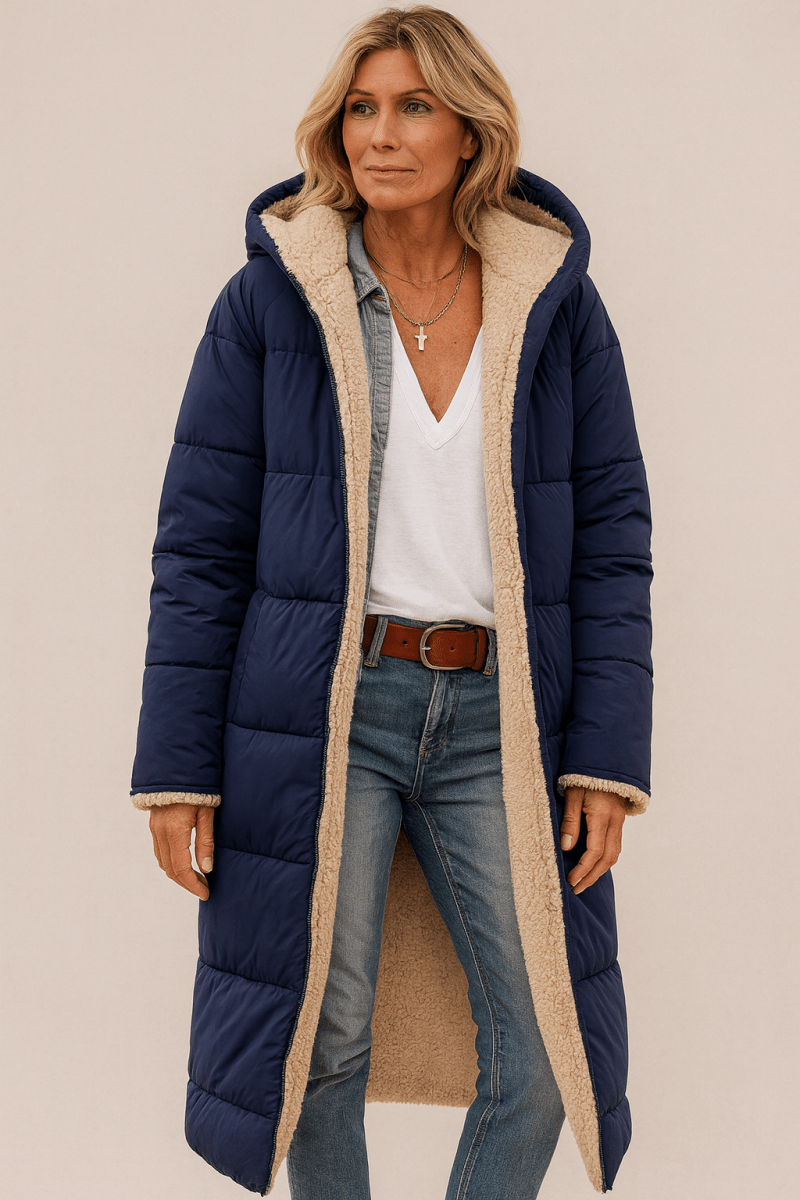Hooded Quilted Coat