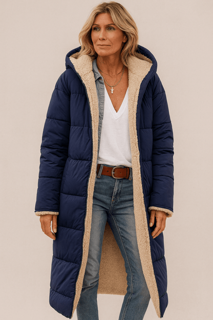 Hooded Quilted Coat