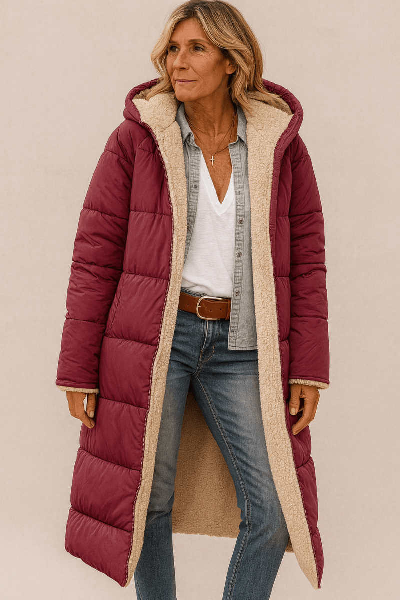 Hooded Quilted Coat