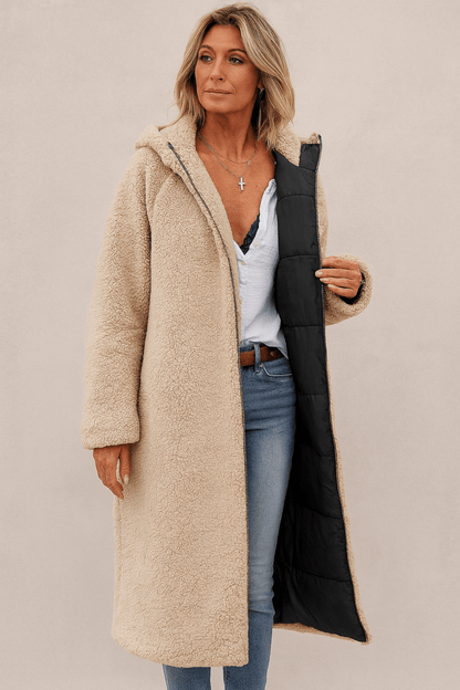Hooded Quilted Coat