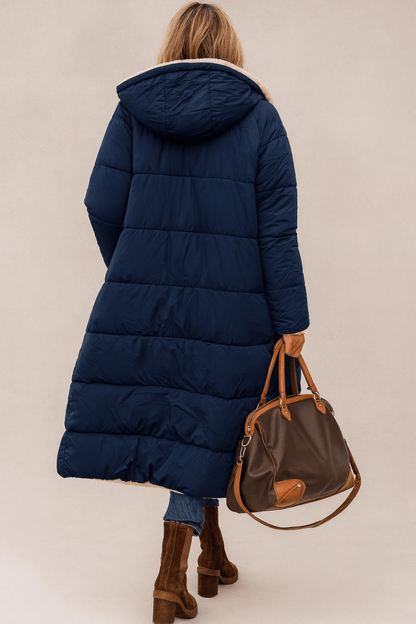 Hooded Quilted Coat