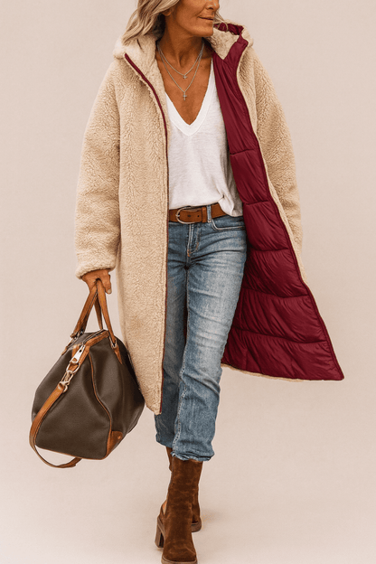 Hooded Quilted Coat