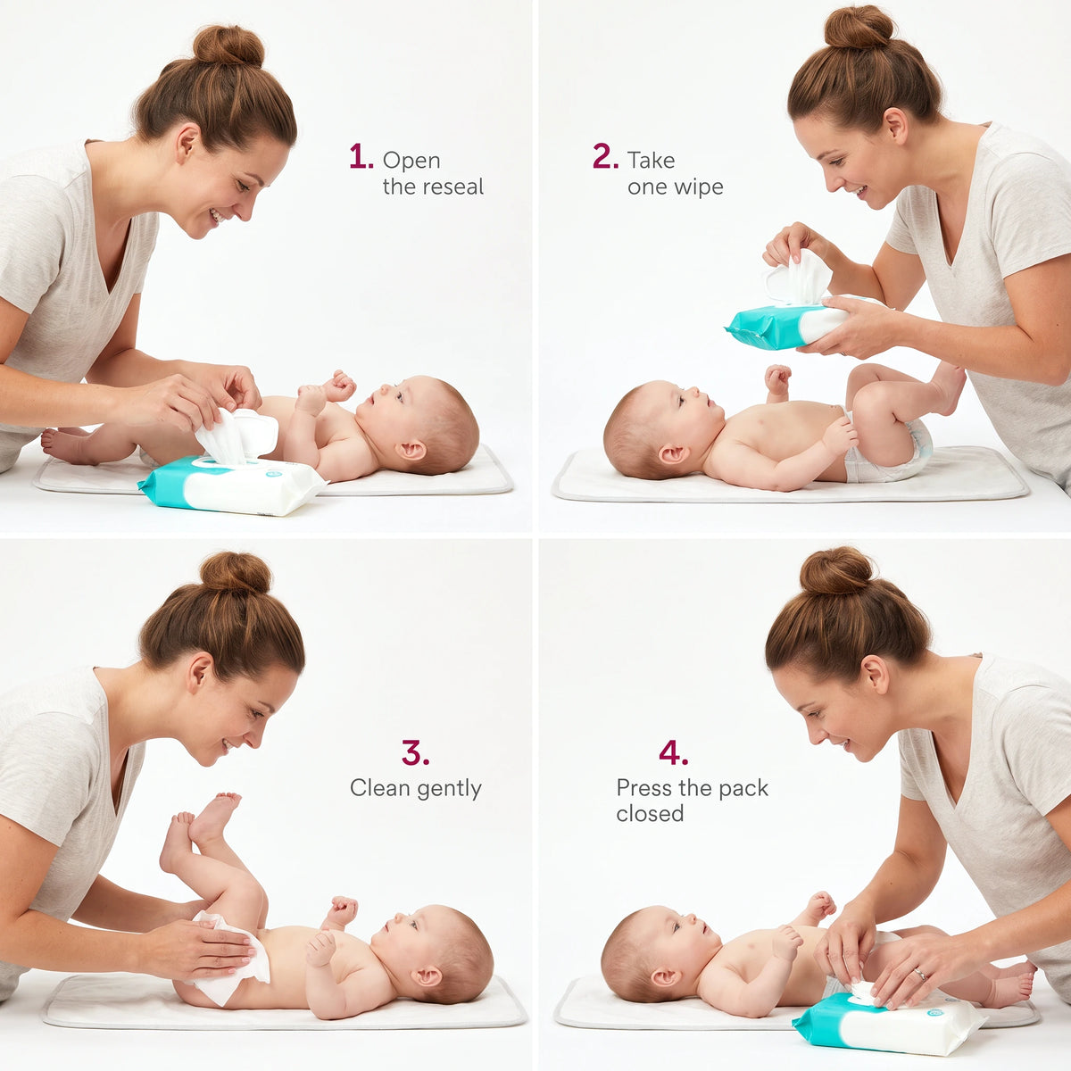 Olivia Premium Fragrance Free Baby Wipes
