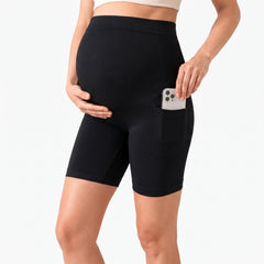 Sophia Over-Belly Maternity Biker Shorts