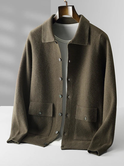 Collared Pocket Cardigan