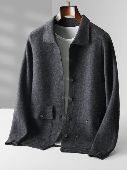 Collared Pocket Cardigan