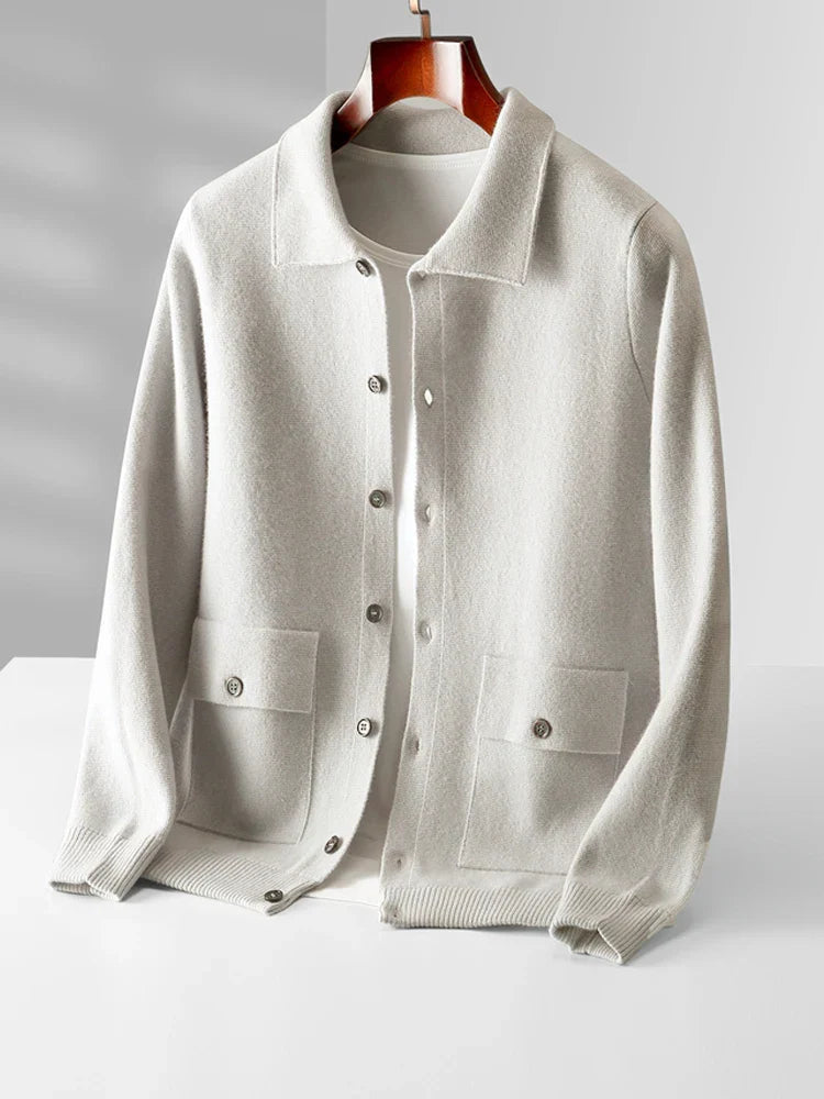 Collared Pocket Cardigan