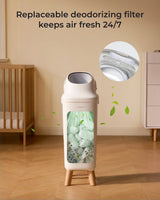 Sophia Triple Seal Diaper Pail Odor Control Baby Diaper Bin