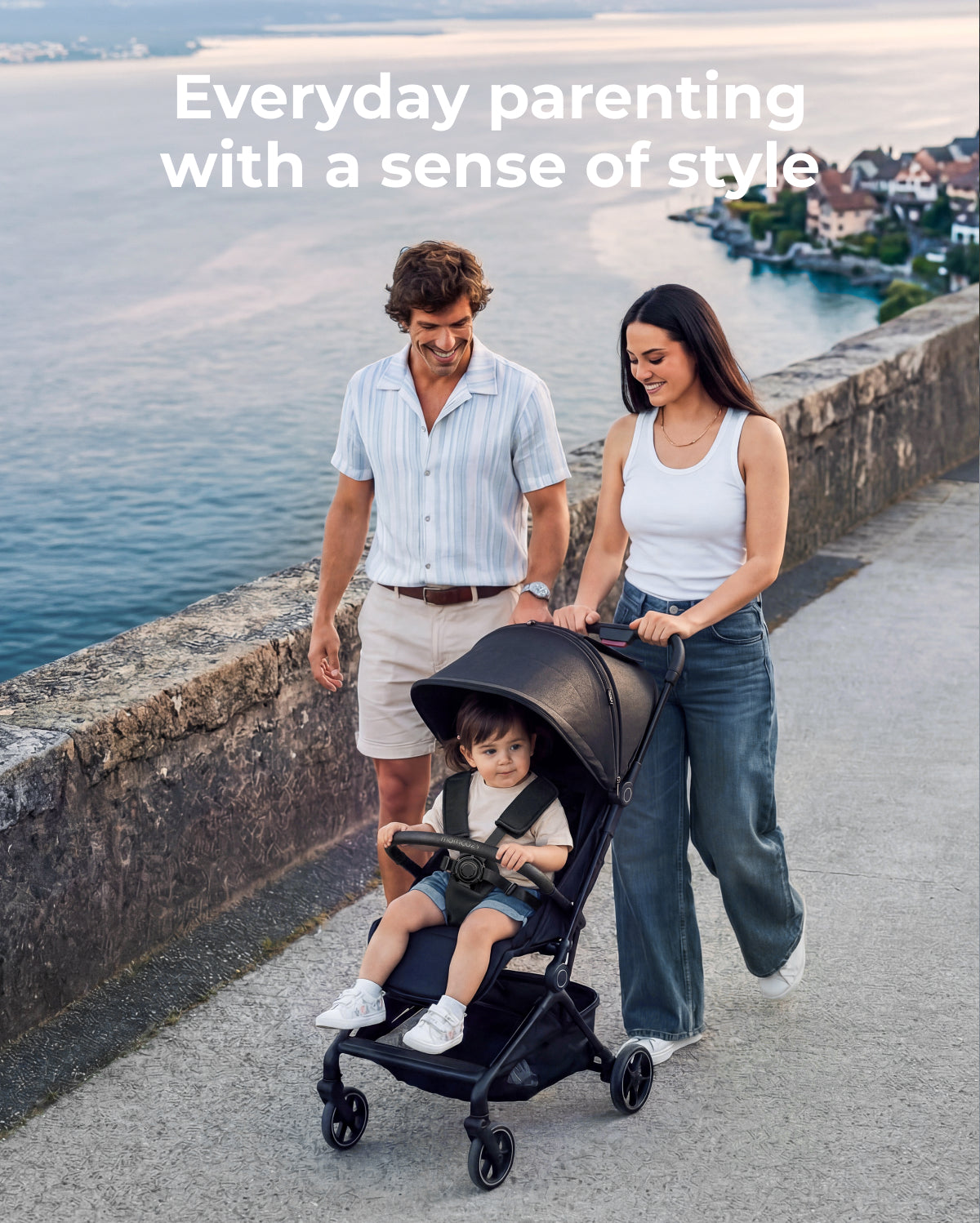 Hona Compact Travel Stroller – Lightweight Foldable Baby Stroller Pram