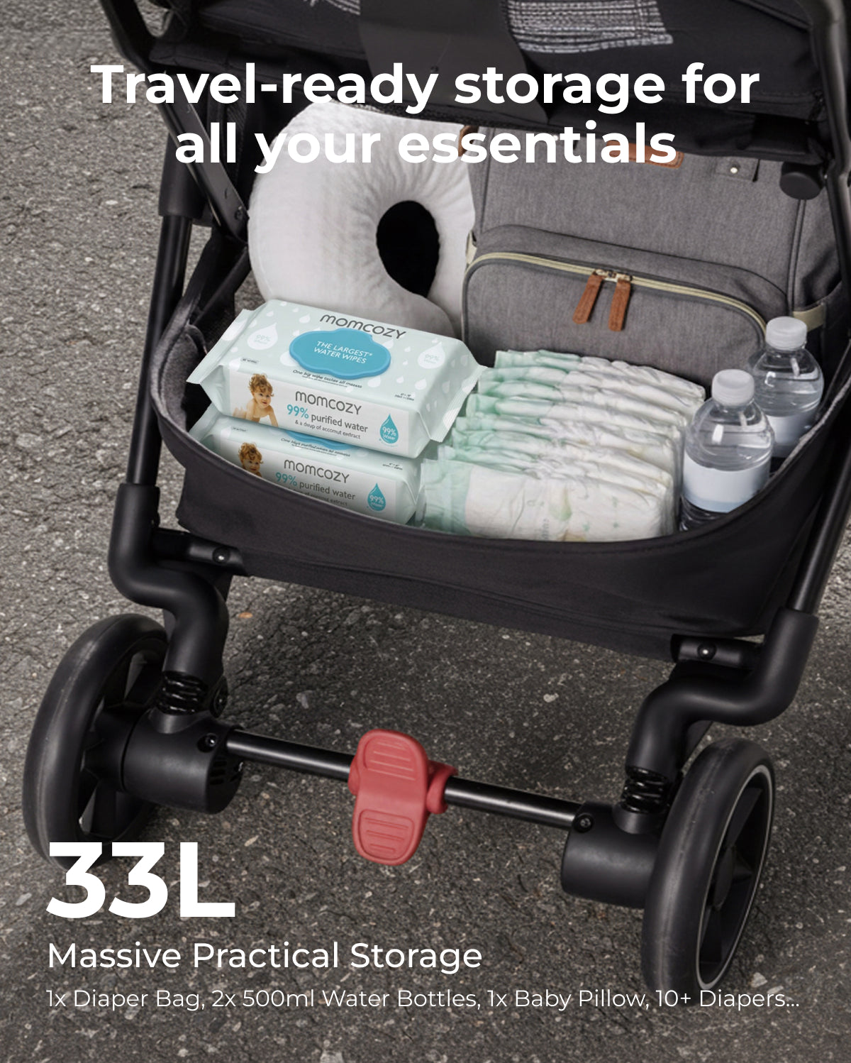 Hona Compact Travel Stroller – Lightweight Foldable Baby Stroller Pram