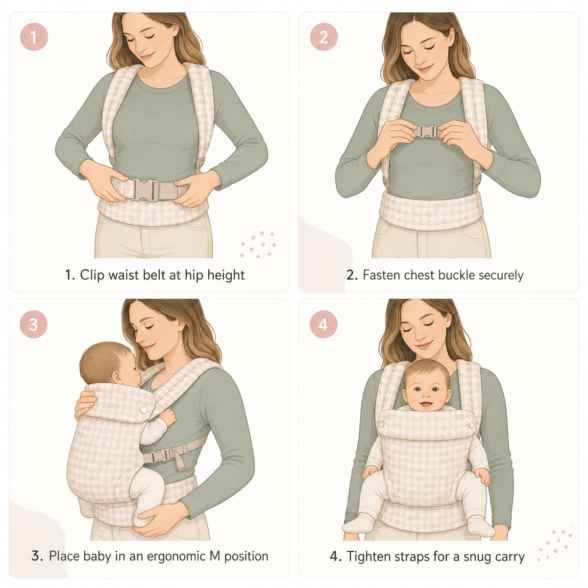 Devora Ergonomic Travel Baby Carrier